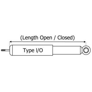Shock Absorbers – Open 639.4mm Closed 399.9mm