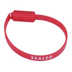 Security Seal Red – Plastics 185 x 10mm
