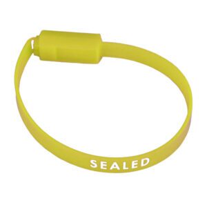 Security Seal Yellow – Plastics 185 x 10mm