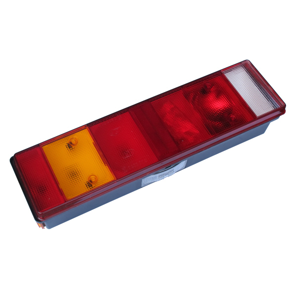 Model LC7 Rear Lamp LH With No. Plate Lamp, Side Marker, Rear 8 Pin DIN Connector