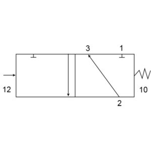 3/2 Pilot Spring Valve 03040102
