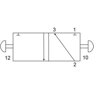 3/2 Push Pull Valve 03042502