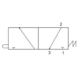 3/2 Foot Button Valve SK-03426