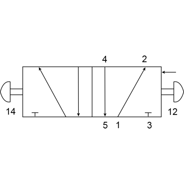 5/2 Push/Pull or Pilot Valve