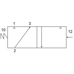 3/2 Pilot/Spring Valve S/666/40