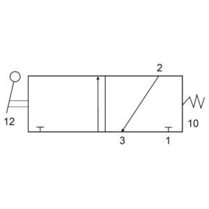 3/2 Lever Spring Valve 03063802
