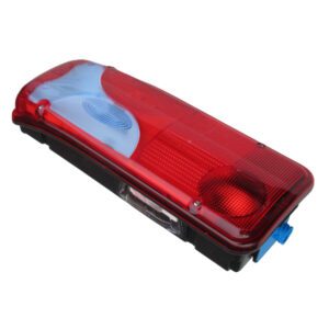 Model LC8 Rear Lamp Blue Lens LH, With Reflector, No. Plate, Side AMP 1.5 Connector