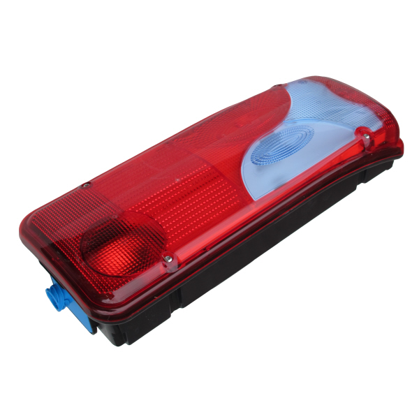 Model LC8 Rear Lamp Blue Lens RH, With Reflector, Side AMP 1.5 Connector