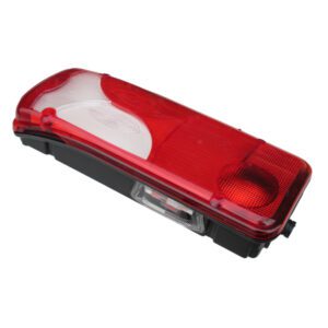 Model LC8 Rear Lamp White Lens LH, With Reflector, No. Plate, Side AMP 1.5 Connector