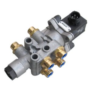 Lift Axle Control Valve, Single Circuit, DIN 72585-A1-3.6-Sn/K1, C/w 8×1 push in fittings