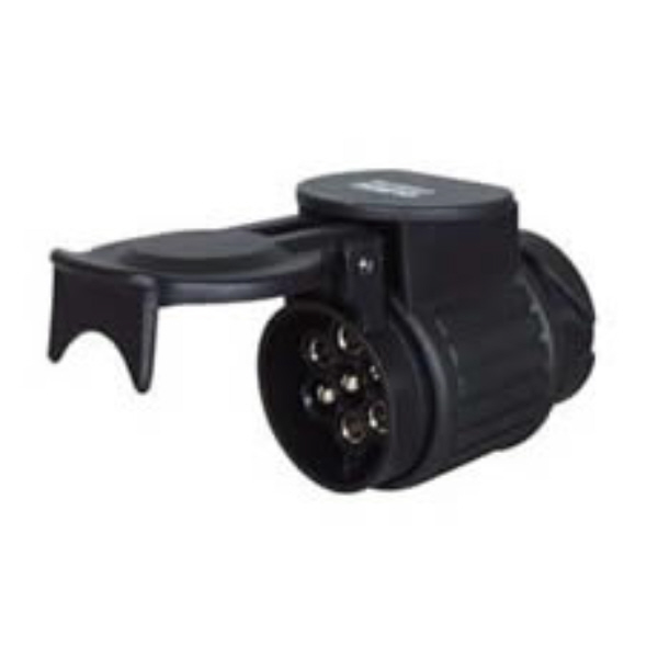 13 Pin Plug Adaptor - 7 Pin Socket to 13 Pin Plug - 12V Pack Qty 1