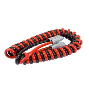 2 Core Twisted Pair Retractable Cable, 130A With Grey High Current Connectors – 3M Pack Qty 1