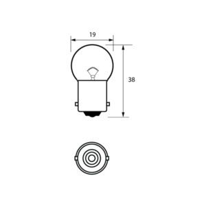 246 24V 10W BA15S Pack Qty 1