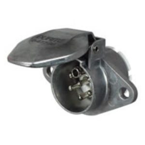 24V 7 Pin Alloy Trailer Plug – ISO 3731(24S) Pack Qty 1