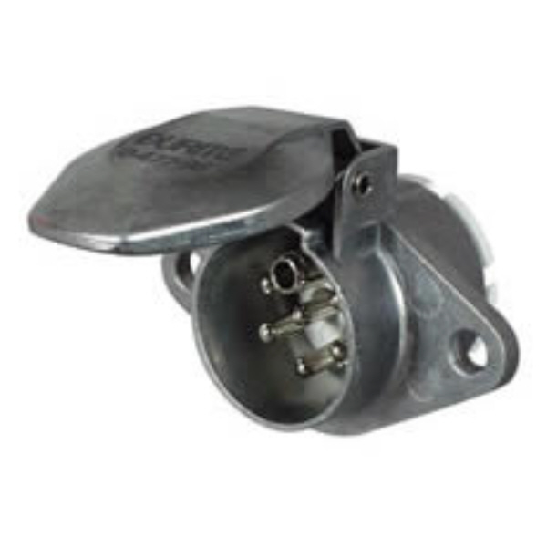 24V 7 Pin Alloy Trailer Plug - ISO 3731(24S) Pack Qty 1