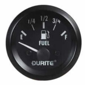 24V Illuminated Fuel Gauge with Sender – 52mm Pack Qty 1