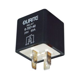 24V Mini Heavy Duty Make/Break Relay – Sealed with Resistor – 50A Pack Qty 1