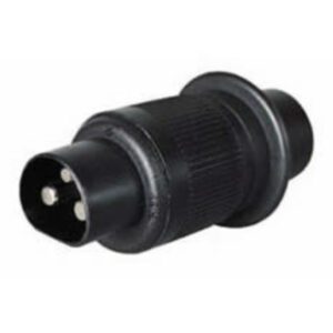 3 Pin Plastic Non-Reversable Plug – 12V Pack Qty 1