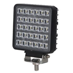 30 x 1W Hive Lens LED Square Work Lamp – 12/24V Pack Qty 1