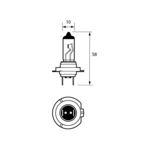 499A 24V 70W H7 XENON Pack Qty 1