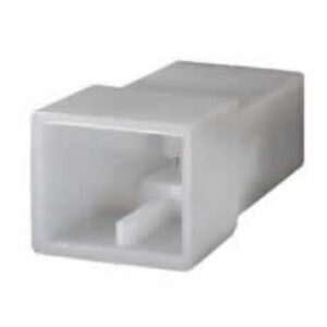 6.30mm Multiple Connector Male Blade Housing – 2 Way Horizontal Pack Qty 5