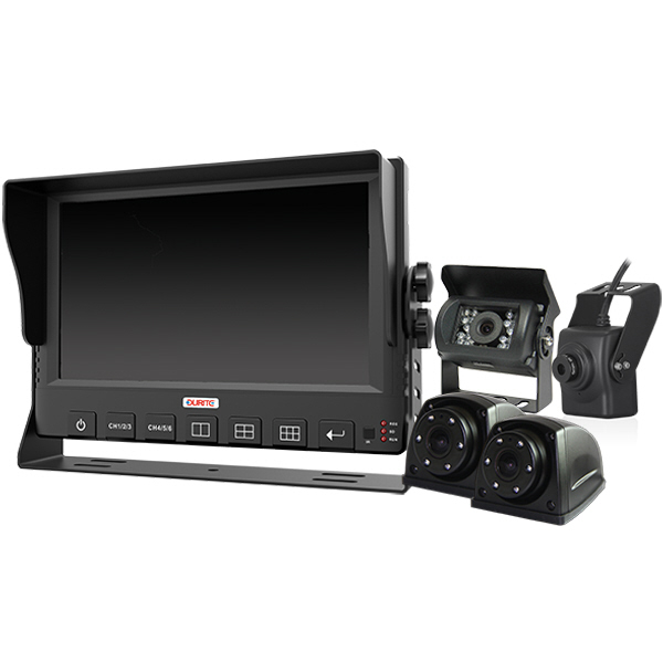 9" 720P HD Touchscreen Integral SSD DVR Kit (6 camera inputs, 1 or 4 cameras) |1 camera Pack Qty 1