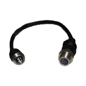 Adaptor 1 Female S Video Screw Connector to Male 4 Pin Screw Connector Pack Qty 1