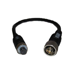 Adaptor 2 Female 4 Pin Screw Connector to Male S Video Screw Connector Pack Qty 1
