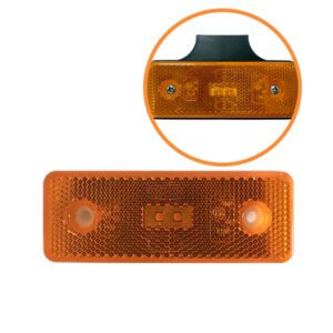 Amber Side LED Marker Lamp – 12/24V Pack Qty 1
