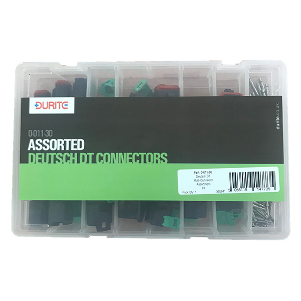 Assorted Deutsch DT Connectors - 152 pieces Pack Qty 1