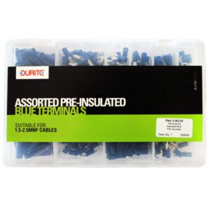 Assorted Pre-insulated Blue Terminals Pack Qty 1