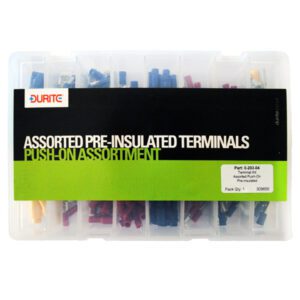 Assorted Pre-insulated Push-on Terminals Pack Qty 1