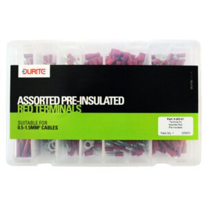 Assorted Pre-insulated Red Terminals Pack Qty 1