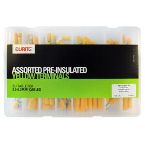 Assorted Pre-insulated Yellow Terminals Pack Qty 1
