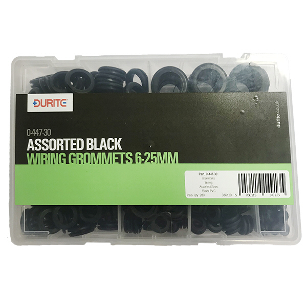 Assorted Wiring Grommet Kit Pack Qty 280