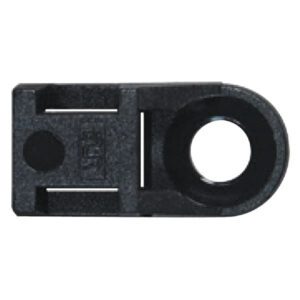 Black Fixing Base for up to 5mm Cable Ties – 29 x 9.5mm Pack Qty 25