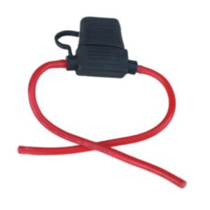 Blade Fuse Holder with Flying Leads and Cover- Maximum 30A Continuous Pack Qty 1