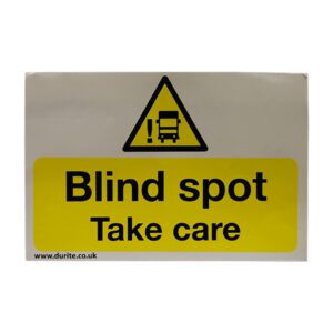 Blind Spot Safety Sign – Landscape Pack Qty 1