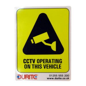 CCTV Operating On This Vehicle – Large Sign Pack Qty 5