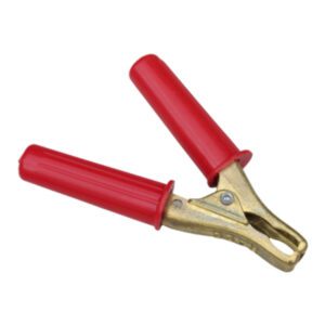 Red Copper Crocodile Clips – 200A Pack Qty 1