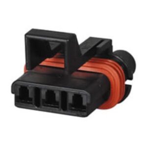 Delphi Type 2.80mm Female Receptacle Housing – 3 Way Pack Qty 1
