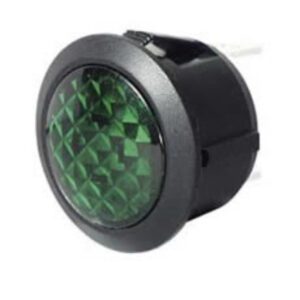Green LED Warning Light for 20mm diameter Panel Hole – 12/24V Pack Qty 1