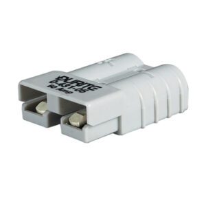 Grey Polycarbonate 2-Pole High Current Connector – 50A Pack Qty 1