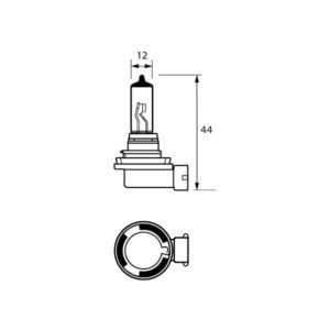 H11A 24V 70W PGJ19-2 HALOGEN Pack Qty 1