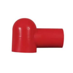 Large Red PVC Insulating Boot – Cable Entry 13mm, Terminal 17mm diameter Pack Qty 10