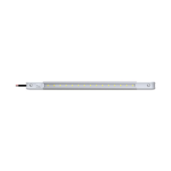 LED Batten Interior Lamp With Switch 12.4W - 12/24V Pack Qty 1