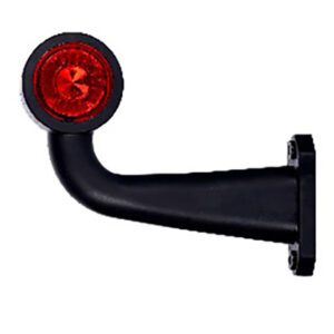 LH Red/White LED Long Angled Outline Marker Lamp – 12/24V Pack Qty 1