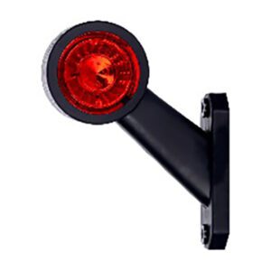 LH Red/White LED Short Oblique Outline Marker Lamp – 12/24V Pack Qty 1