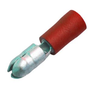 Red Pre-Insulated Bullet Terminals – 4.00mm Pack Qty 50