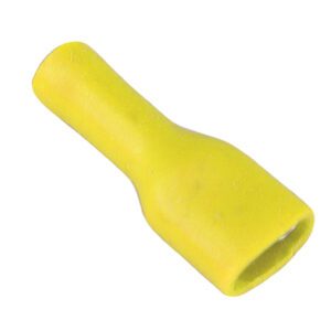 Yellow Pre-Insulated Push-On Terminals – 6.30mm Pack Qty 50